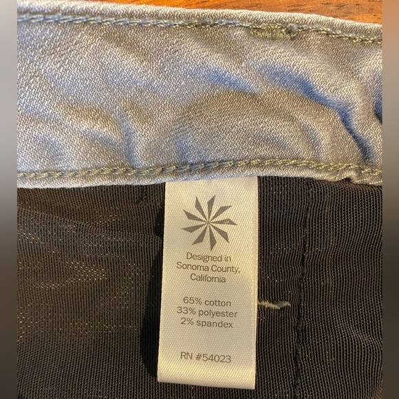 Athleta Sculptek Skinny Jeans in Gray, size 10 - Picture 5 of 10